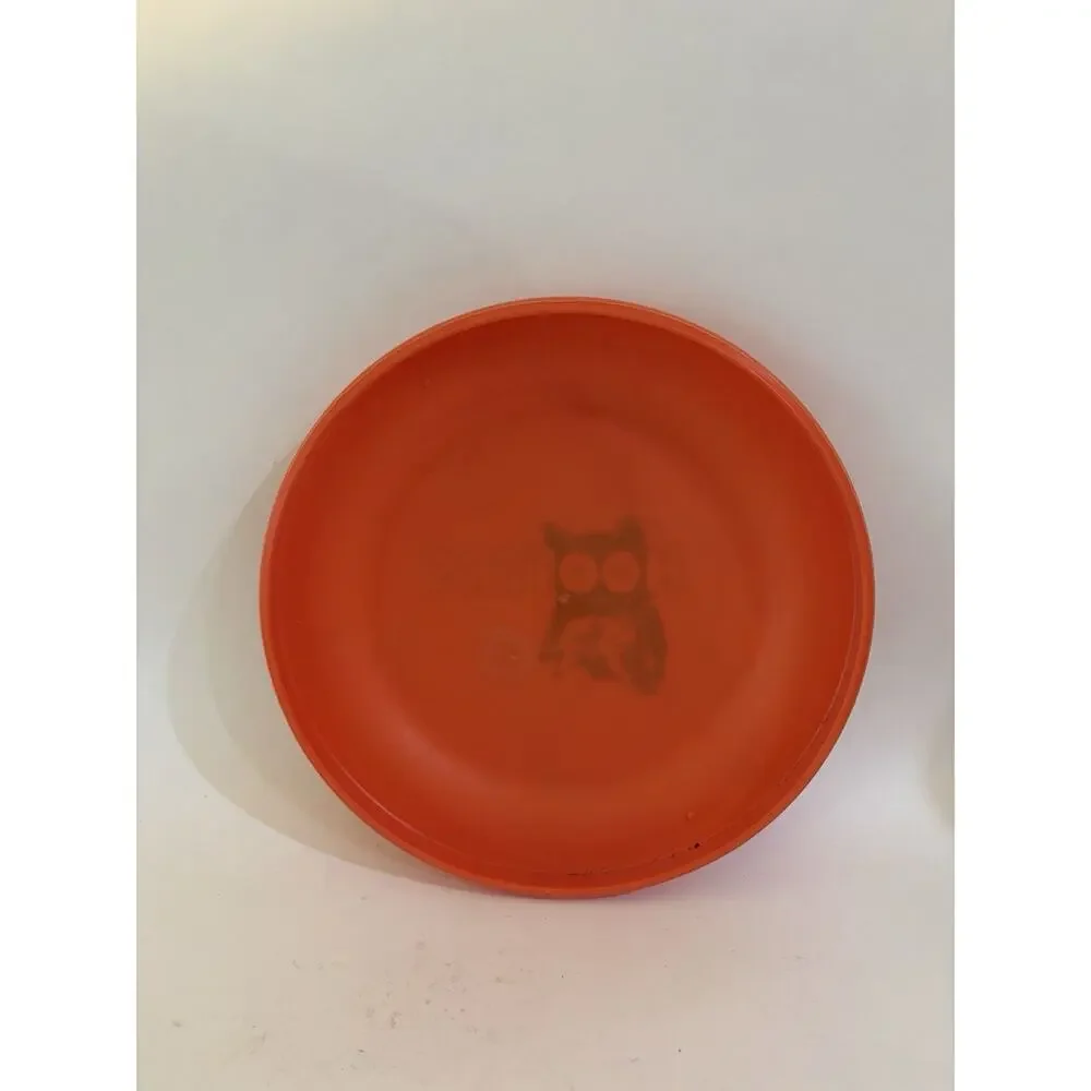Vintage HOOTERS Advertising Orange Humphrey Flyer Flying Disc Made In U. S. A.